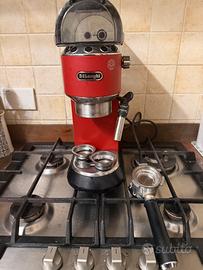 Macchina Caffè De'Longhi Dedica Style (Rossa)