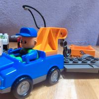 LEGO DUPLO set LAVORI STRADALI (vintage)