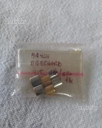 Eberhard maglia cinturino acciaio oro