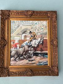 Quadro dipinto a mano olio su tela