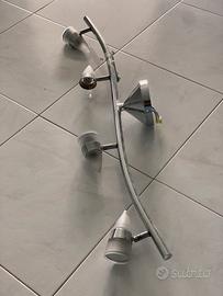 Applique con 4 faretti led attacco GU10