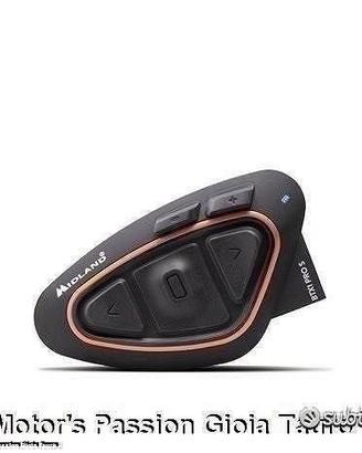 MIDLAND BTX1 PRO S Interfono Bluetooth singolo (Co