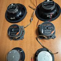 2 woofer JBL 2 tweeter hertz 2 tweeter 