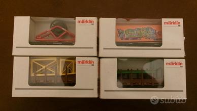 MARKLIN - SET DI 4 CARRI MERCI EPOCA IV - NUOVI