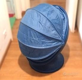 Poltrona Ovetto Girevole IKEA PS LÖMSK - Blu (Rara