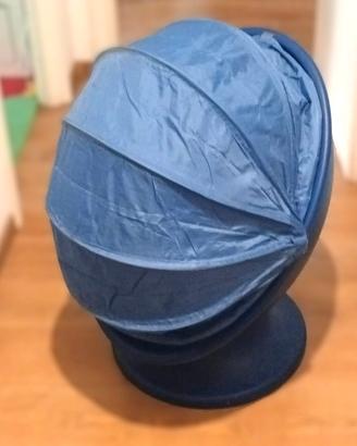 Poltrona Ovetto Girevole IKEA PS LÖMSK - Blu (Rara