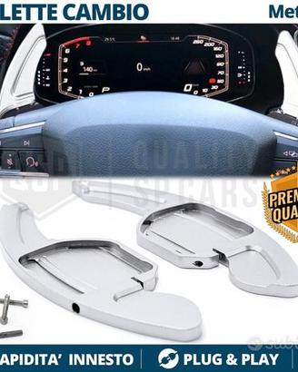PALETTE Cambio Volante per SEAT Alluminio Silver