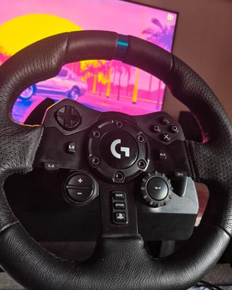 Volante Logitech G923 + Pedaliera + Cambio H
