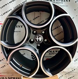 4 CERCHI IN LEGA ORIG RAGGIO 19 ALFA ROMEO STELVIO