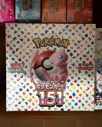 Pokemon 151 jap box sigillato