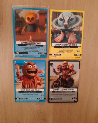 Lotto 4 Carte Skifidol Italian Brainrot