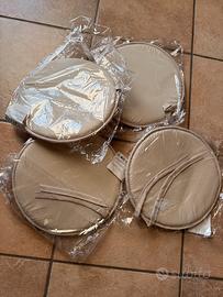 4 cuscini per sedia / sgabello tondi cucina salott