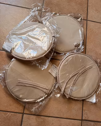 4 cuscini per sedia / sgabello tondi cucina salott