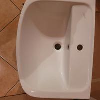 Lavabo bianco bagno - Dolomite