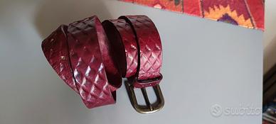 Cintura in pelle Sisley 