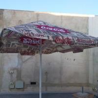 Ombrellone grande Coca Cola 3x3 Vintage