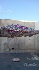 Ombrellone grande Coca Cola 3x3 Vintage