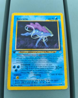 Suicune 1a Edizione 27/64 - Pokémon ITA