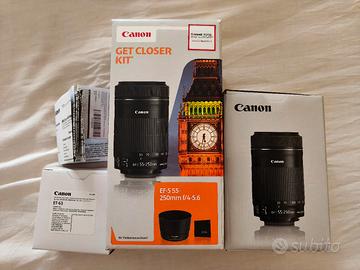 Canon EOS 2000D Kit+Obiettivi 18-55 e 55-250mm