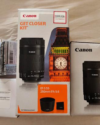 Canon EOS 2000D Kit+Obiettivi 18-55 e 55-250mm