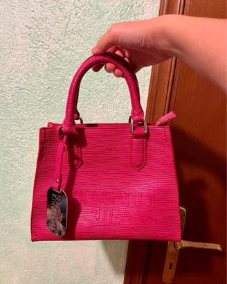 Borsa Fucsia Trussardi Jeans a tracolla