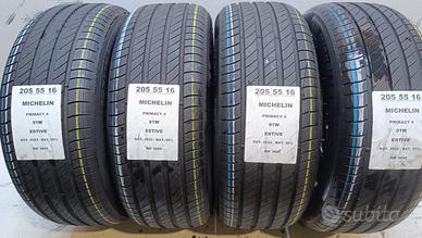 4 GOMME 205 55 16 MICHELIN RIF3695
