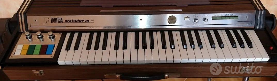 Pianola Elettrica Antica Anni 40/50 Richiudibile A Valigia I Piedi Si