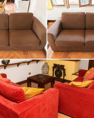 Coppia di divani coordinati