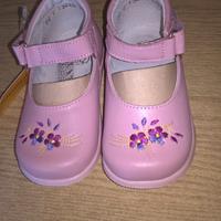 scarpa rosa ricamata 12/24 mesi