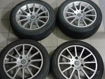 CERCHI IN LEGA E GOMME SMART 451 