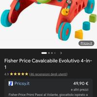 carrellino primi passi fisher price