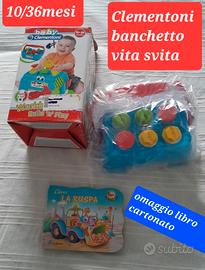 Clementoni Banchetto svita e avvita Nuovo 