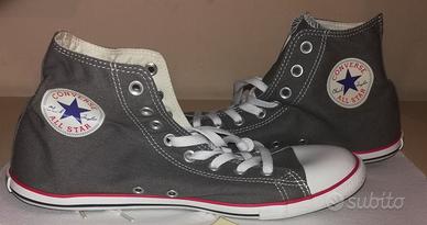 Converse Slim All Star Alte Grigio Nuove 42 8.5