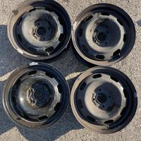 2 - CERCHI IN LAMIERA PEUGEOT 6X15 4X108 ET16 CB 6