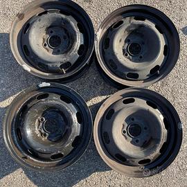 2 - CERCHI IN LAMIERA PEUGEOT 6X15 4X108 ET16 CB 6