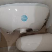 lavabo vitra 50 con semicolona bianco lucido 