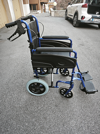 Carrozzina per anziani in alluminio ultraleggero