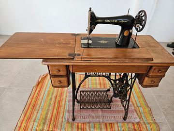 MACCHINA DA CUCIRE SINGER STORICA CON MOBILE