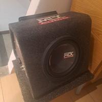 SUBWOOFER AMPLIFICATO + AMPLIFICATORE 