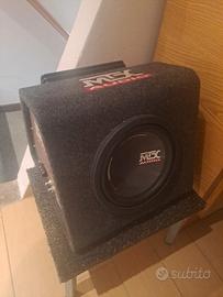 SUBWOOFER AMPLIFICATO + AMPLIFICATORE 