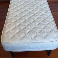 Lettino singolo (rete in doghe e materasso)