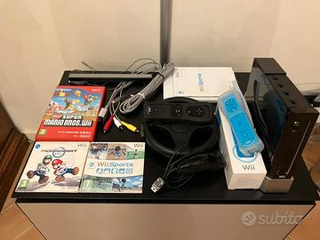 Nintendo Wii con telecomandi e giochi - Mariokart