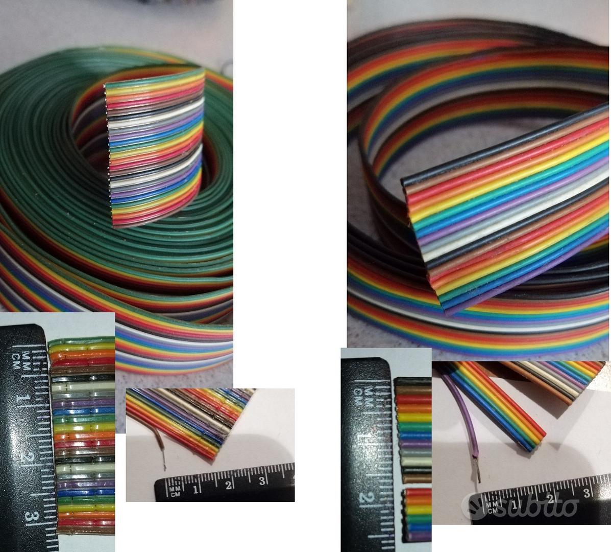 Cavo A Nastro Piatto 32 Pin - 4 Pezzi 2.54mm Per Circuiti Elettronici E PCB - Foto 11