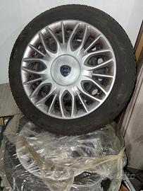 Cerchi auto ferro lancia ypsilon gomme termiche