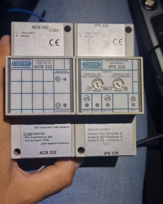2 COSTER ACB 332 + IPS 328 – Convertitore C-BUS e 