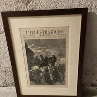 Cornice Bolzani + stampa L’illustrazione