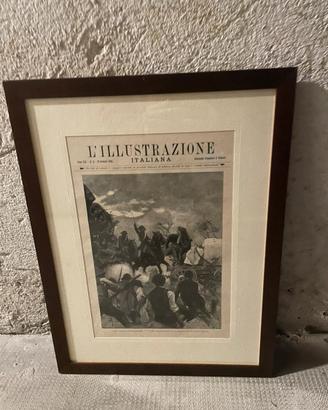 Cornice Bolzani + stampa L’illustrazione