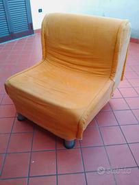 Poltrona letto singolo  per casa a mare.