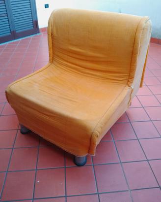 Poltrona letto singolo  per casa a mare.