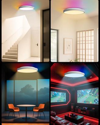 Lampada Soffitto LED Smart 35cm WiFi RGB